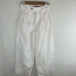 Banana Republic Linen Blend Pants in White